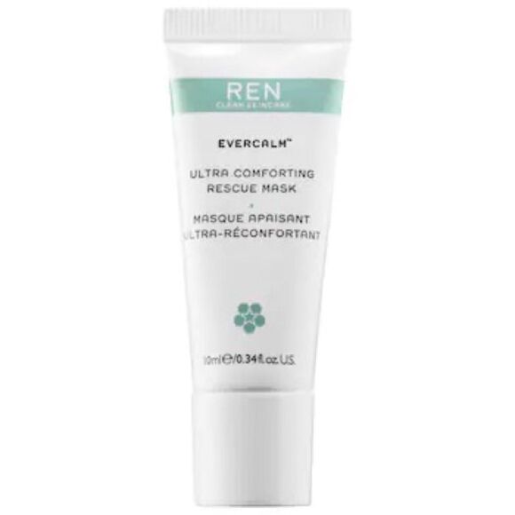 5/$25💜 Ren Clean Skincare Evercalm Ultra Comforting Rescue Mask 0.34 oz. - Picture 2 of 7